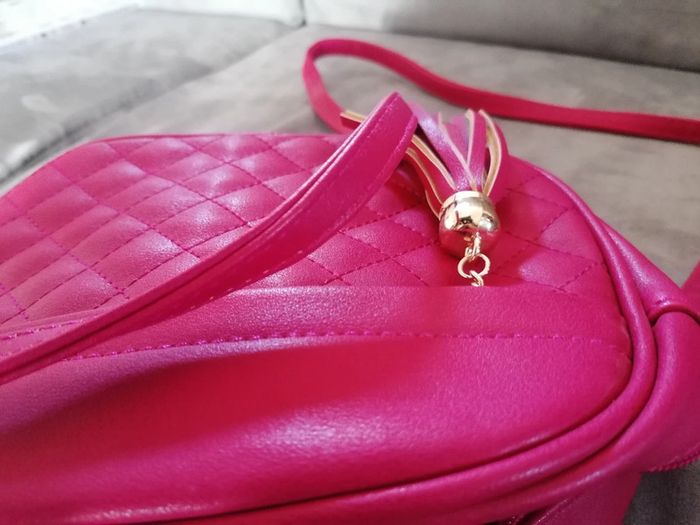 Sac bandoulière rose fuchsia - photo numéro 2