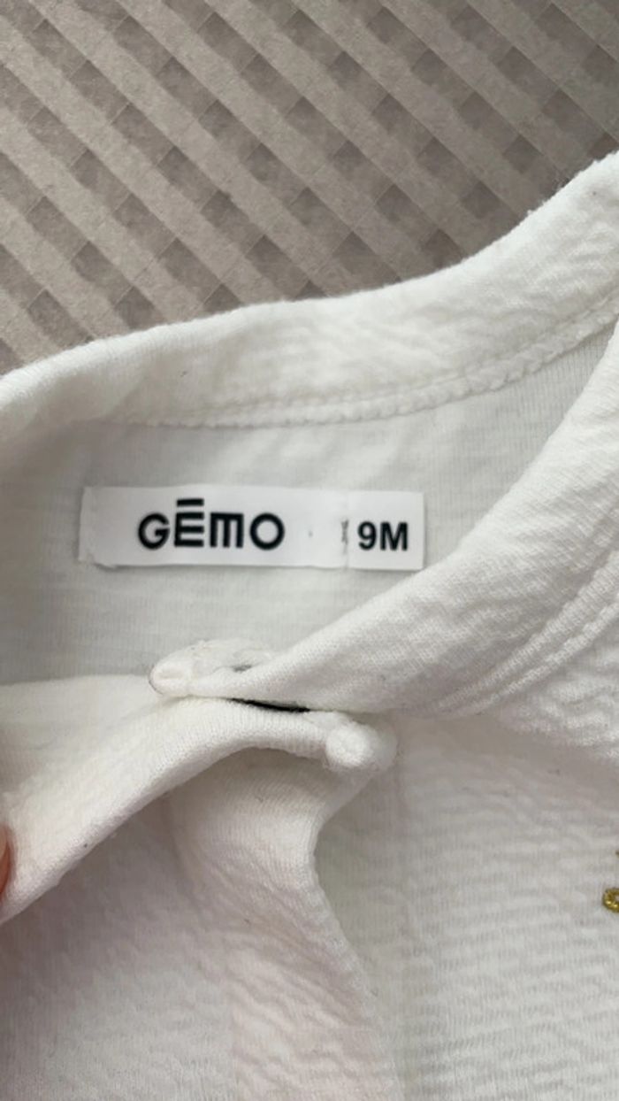 Veste habillée blanche mention Love 9 mois - photo numéro 3