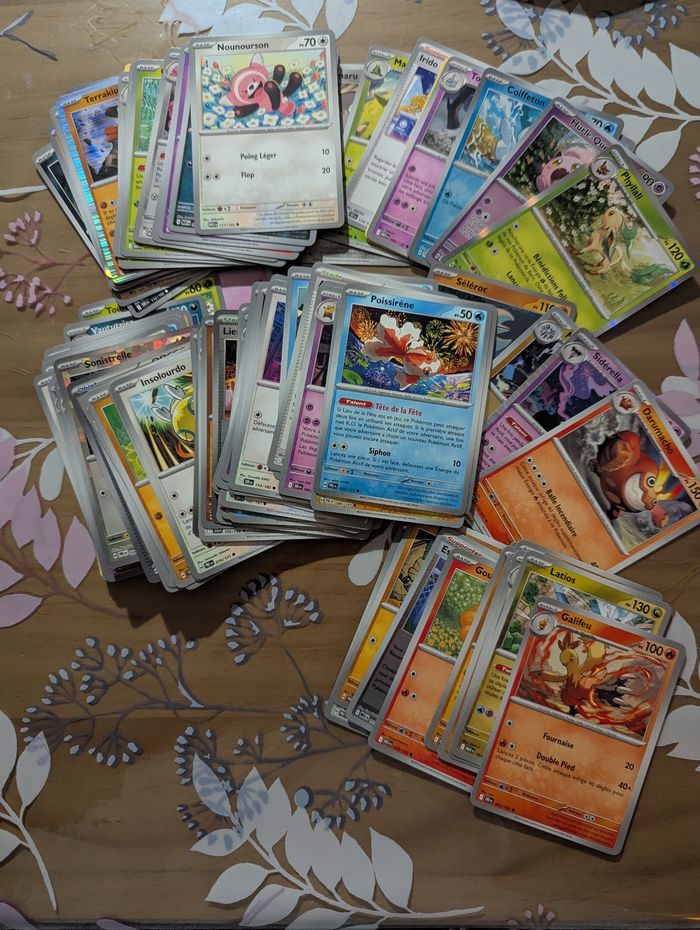Lot de 100 cartes Pokémon "communes " - photo numéro 2