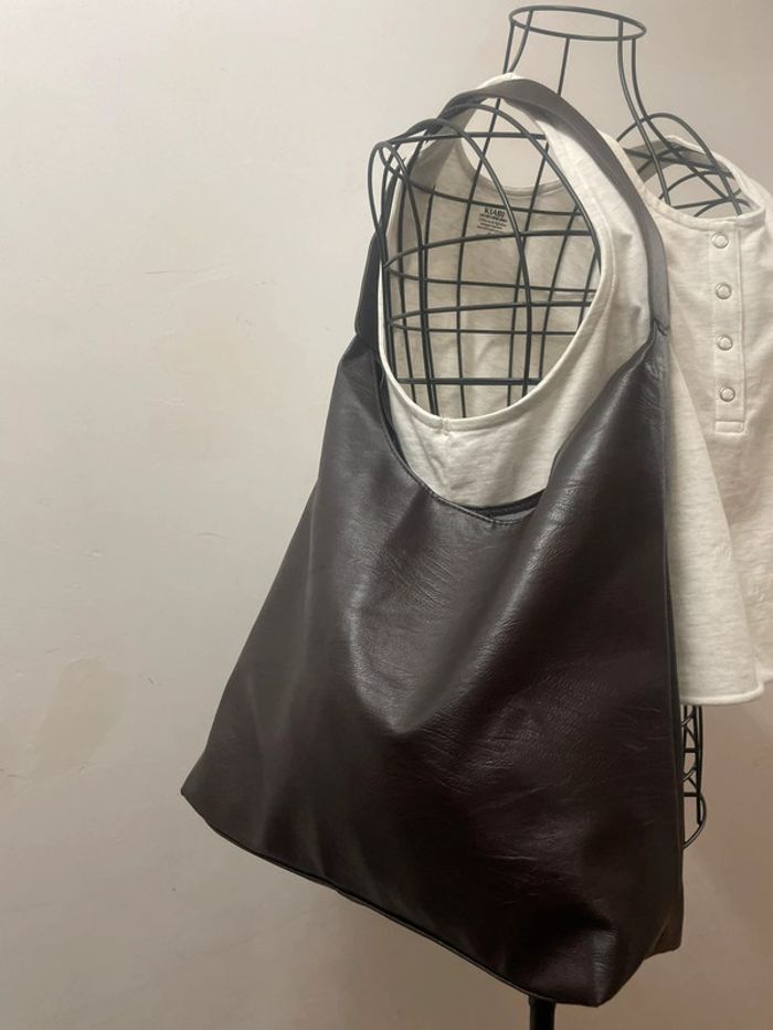 Sac fourre-tout marron