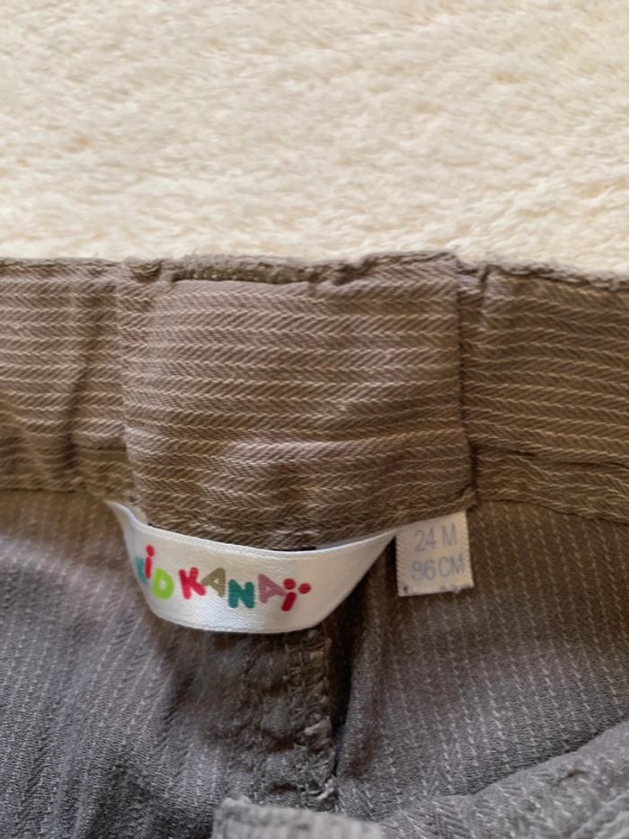 Pantalon cargo kid kanai taille 24 mois - photo numéro 2