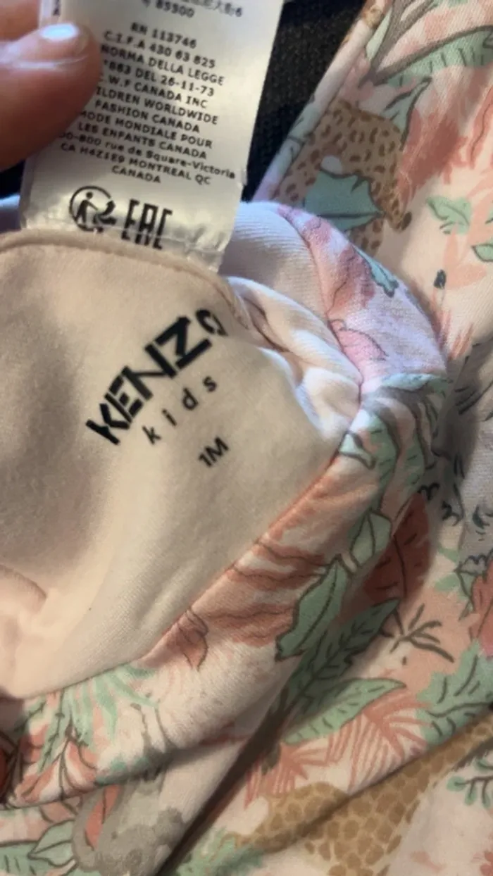 Kit Kenzo Kids – 1 mois – Neuf avec boîte - photo numéro 4