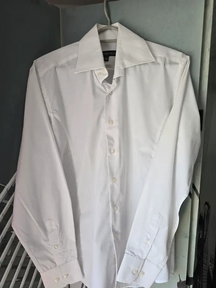 Chemise homme blanche Antonio Rizzi 39/40 taille 3