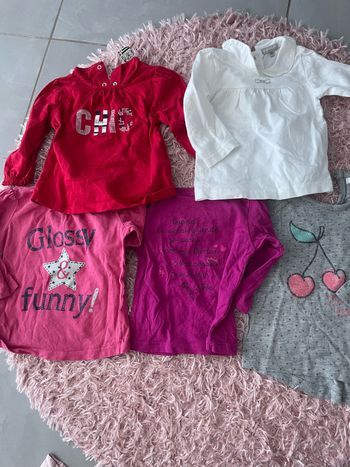 Lot tee shirt manches longues