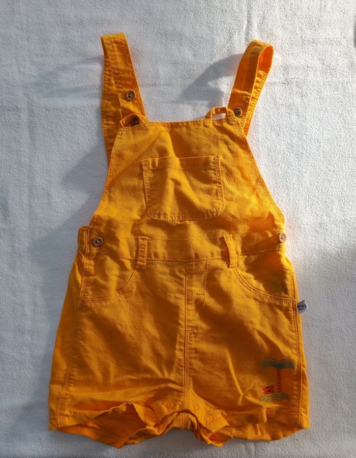Salopette short "DPAM" 12mois - photo numéro 3