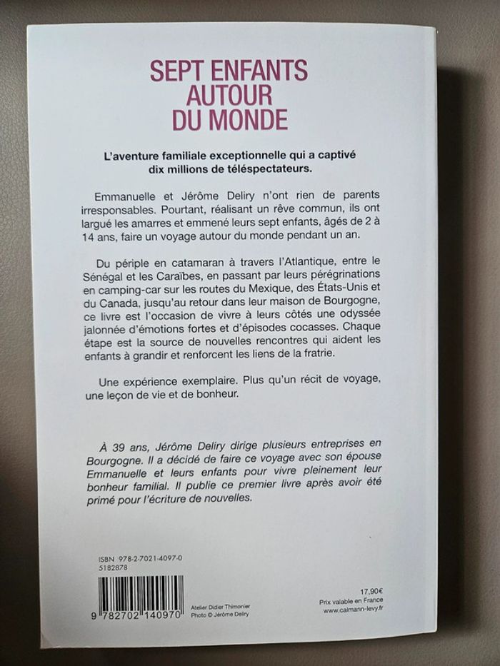 Livre Sept enfants autour du monde - photo numéro 2
