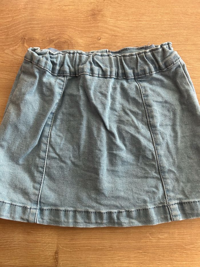 Jupe jeans à pression - photo numéro 2