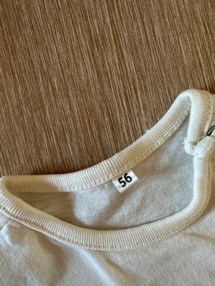 T-shirt crème poissons - photo numéro 3