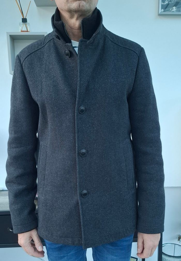 manteau JACK & JONES gris - photo numéro 4