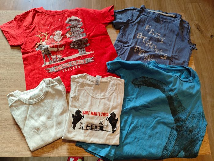 Lot de 5 t-shirts manches courtes