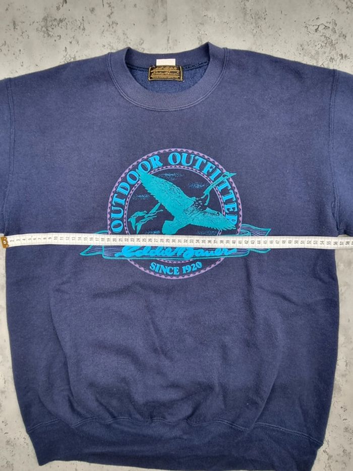 Sweat Eddie Bauer – Bleu marine – Taille XL Hommes (mesures en photos) - photo numéro 8