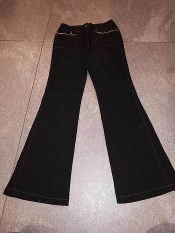 Pantalon évasé noir fille 16 ans neuf