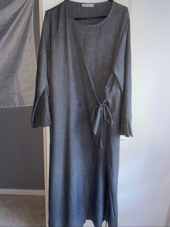 robe kimono grise