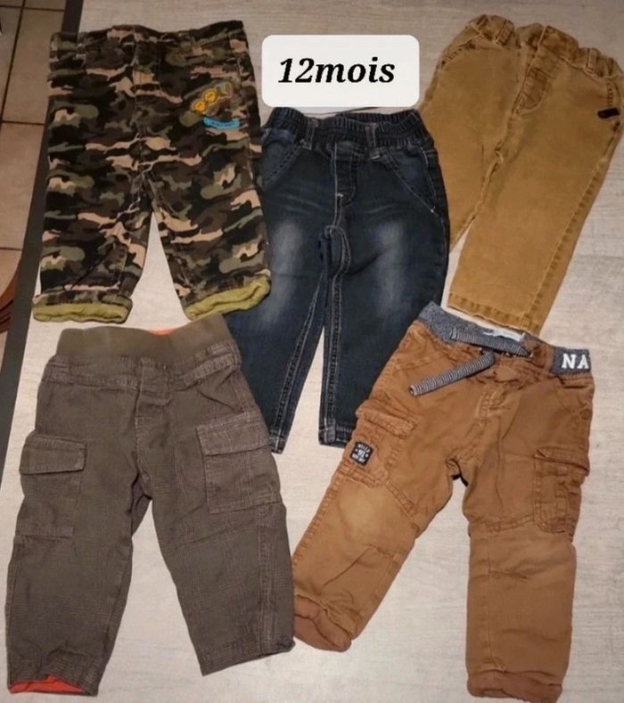 Pantalons bébé 12mois