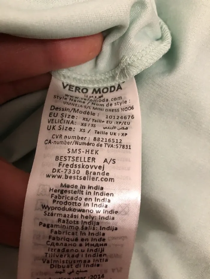Robe vert clair Vero Moda - photo numéro 7