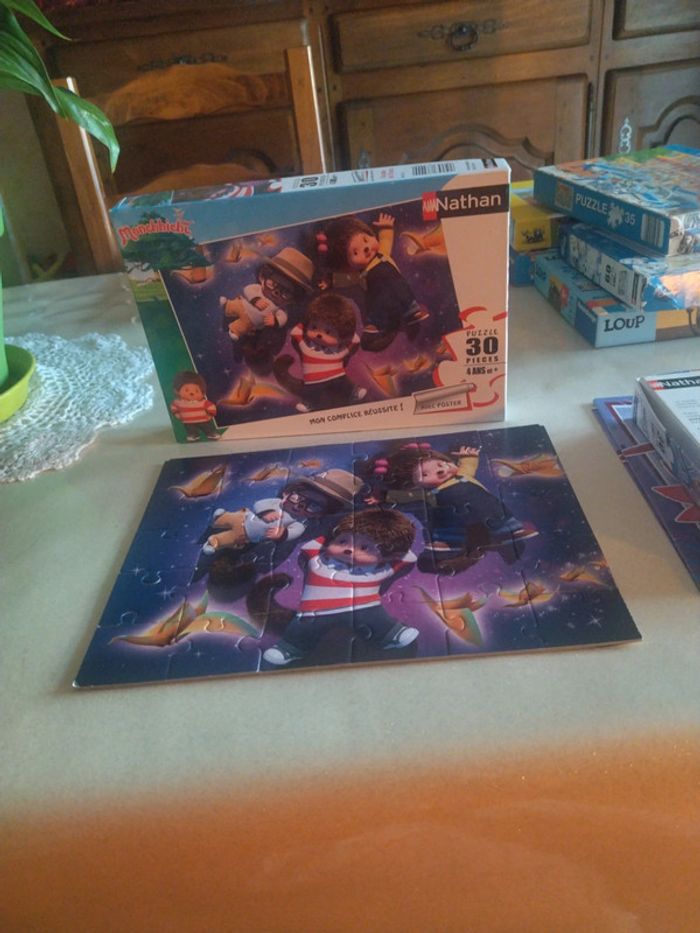 Lot de 2 puzzles 4 ans et+. Complet - photo numéro 3