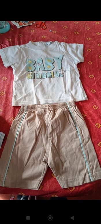 Ensemble 12 mois garçon