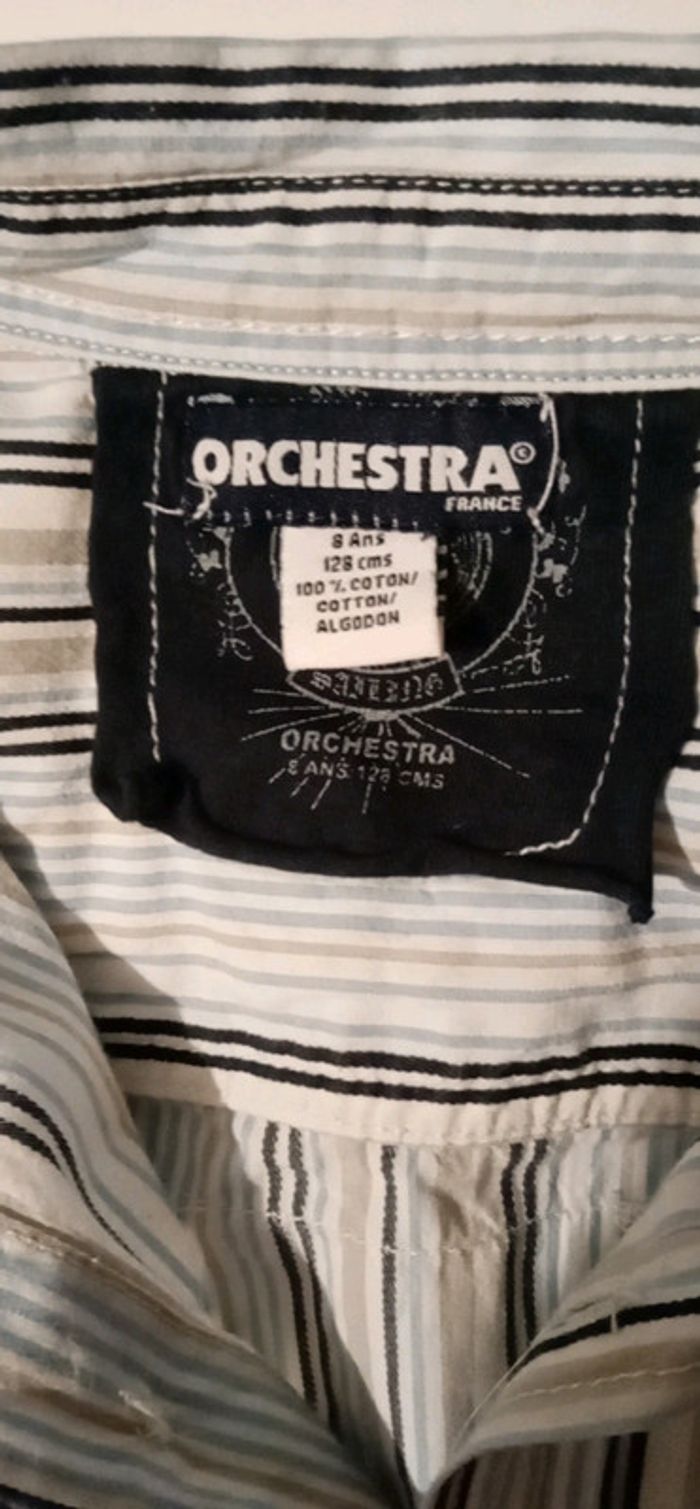 Chemise à raillure Orchestra T 8 ans - photo numéro 3