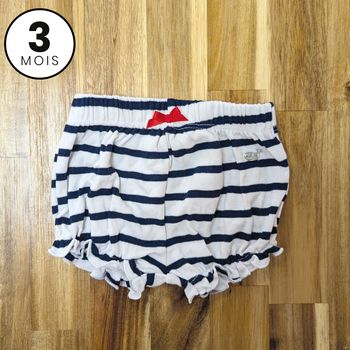 Short / culotte bouffante - 3 mois - Le phare de la baleine