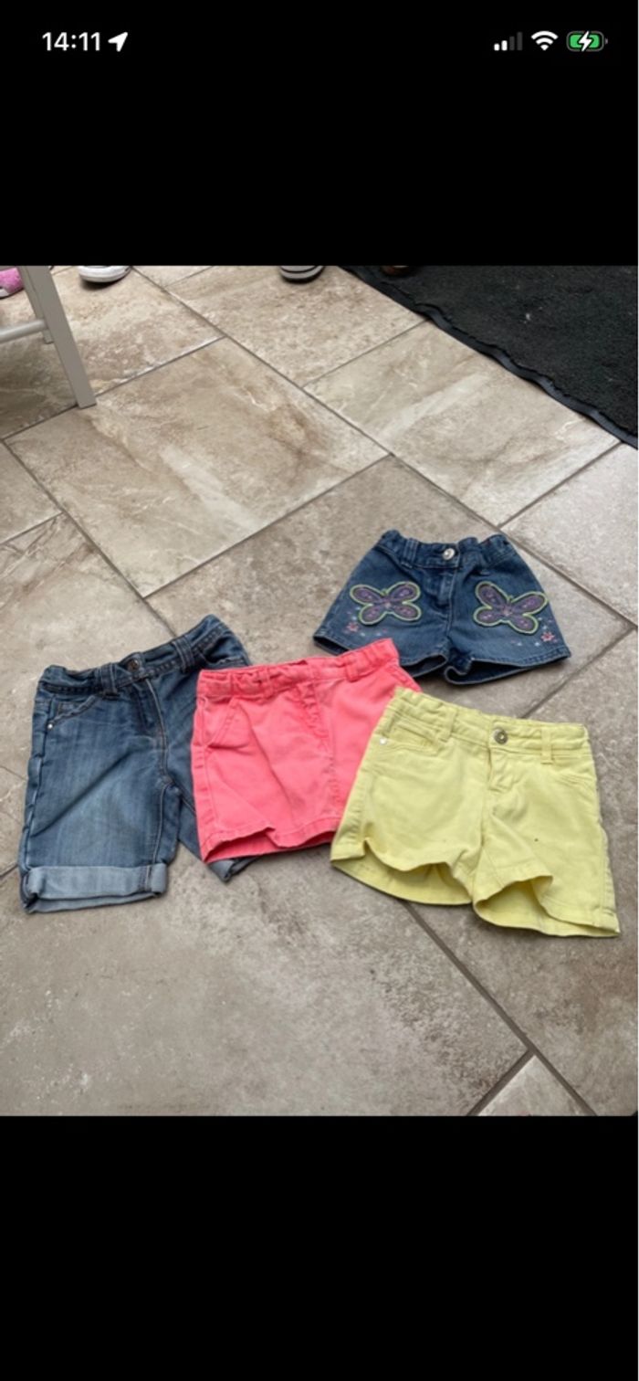 Lot shorts et jupe