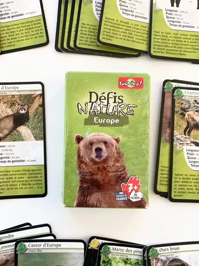 Jeu défis nature - Europe