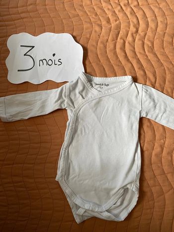 Body manches longues croisé