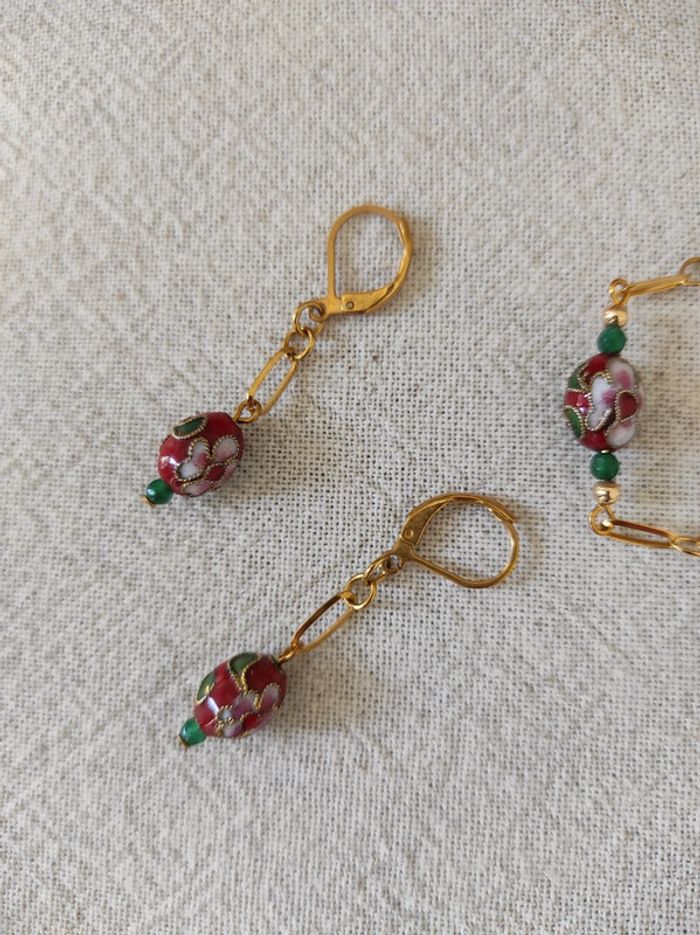 Parure boucles et bracelet - photo numéro 2
