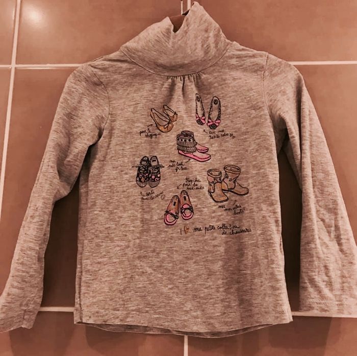 Tee shirt manches longues fille 4 ans