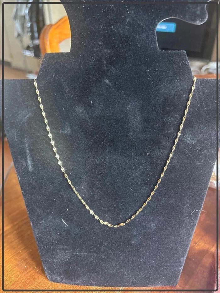 Chaine maille grain de café