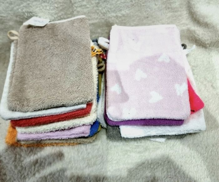 Lot de 20 gants de toilette