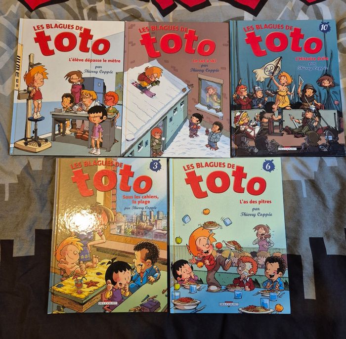 Lot de 5 BD toto