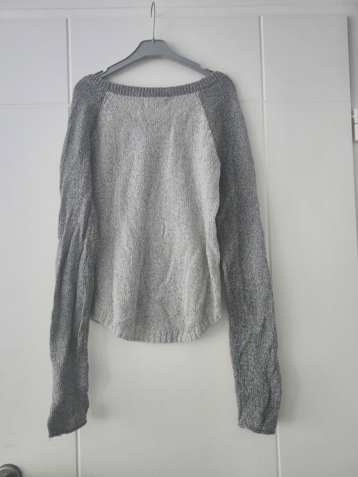 Pull gris Hollister - photo numéro 5