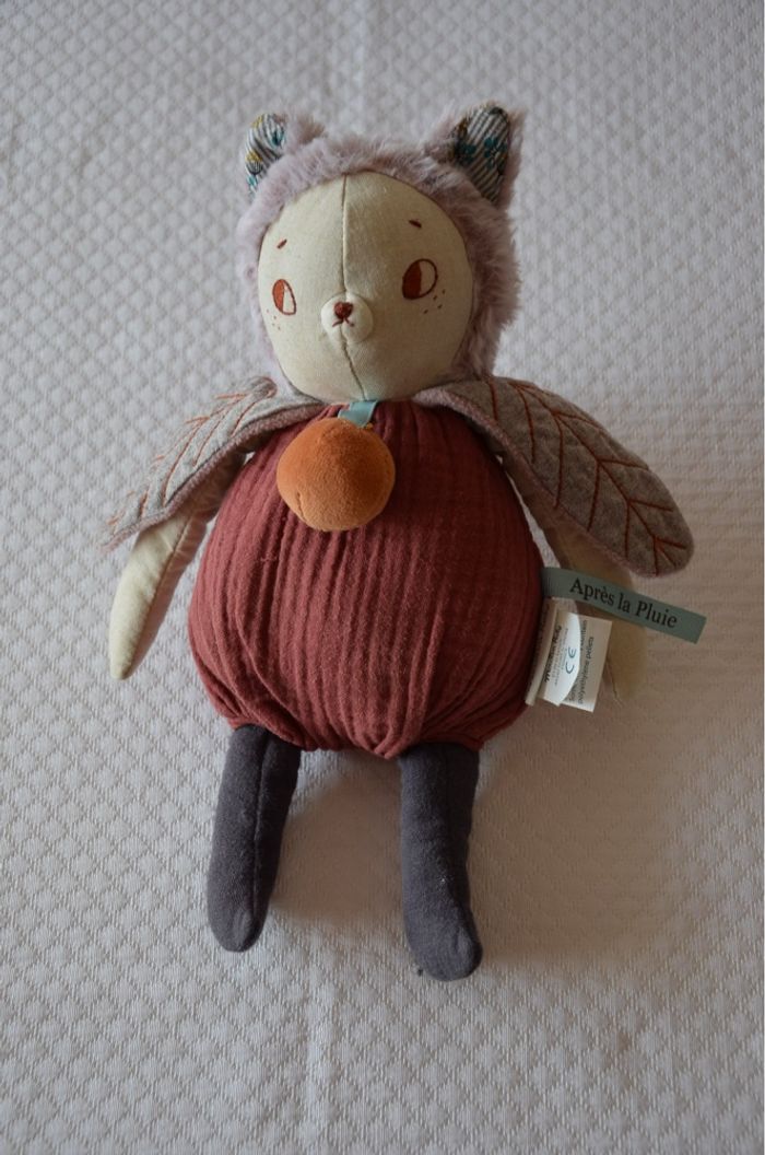 DOUDOU POUPEE CHAT GIBOULEE * MOULIN ROTY * 1739.