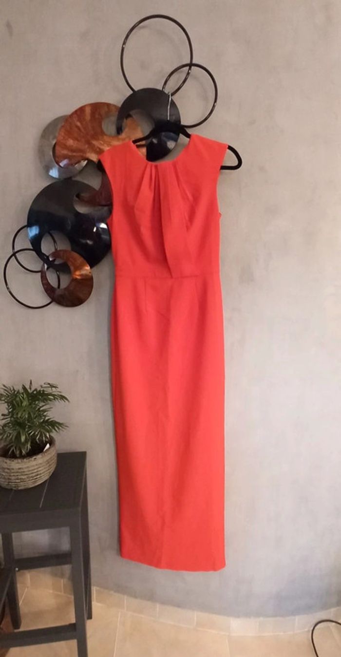Robe cocktail longue rouge Spotlight by Warehouse - photo numéro 2
