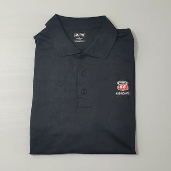 Vêtement vintage de marque Polo noir Adidas Philips 66 Lubricants M #D84