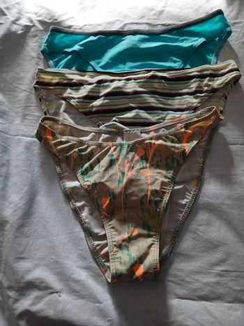 3 bas de maillot de bain,  T40