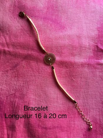 Bracelet cordon cuir 16 à 20 cm