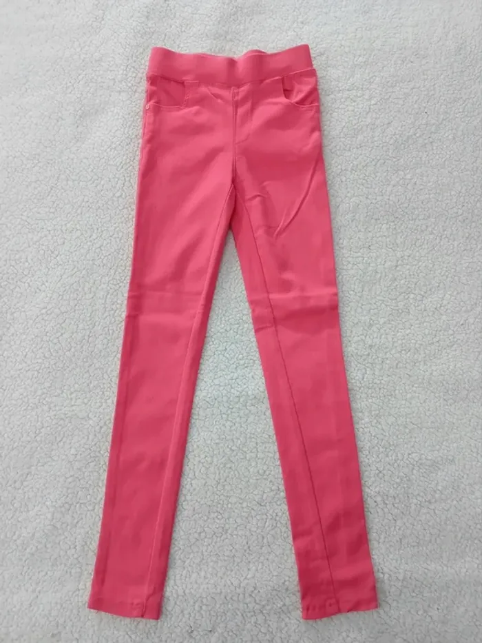 Pantalon jegging rose 12 ans