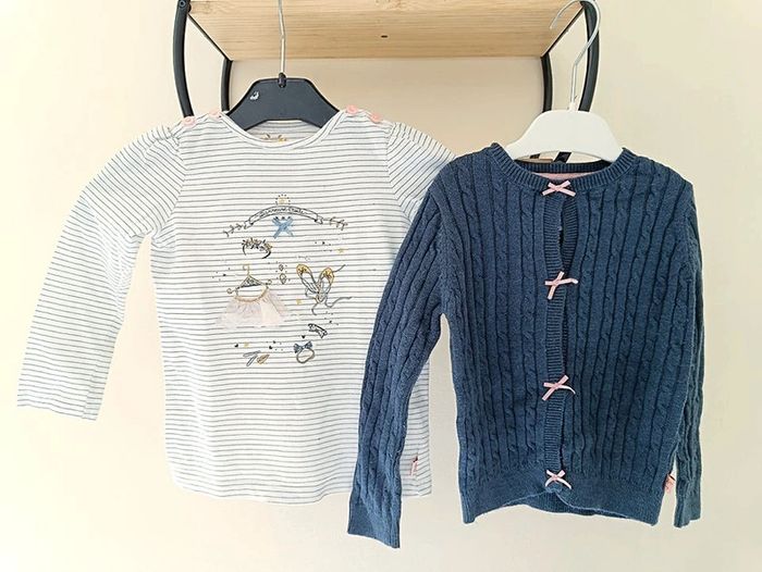 2 ans ensemble sergent major Teeshirt et gilet assorti 92 cm