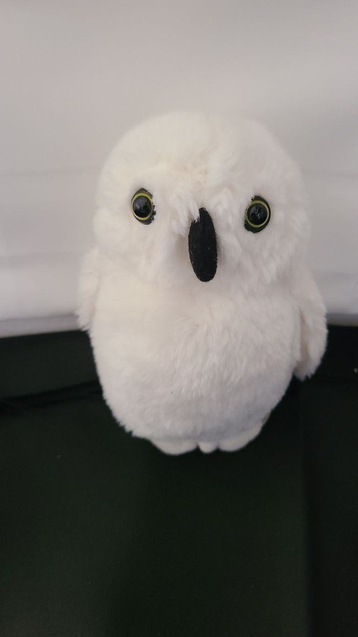 doudou chouette blanche