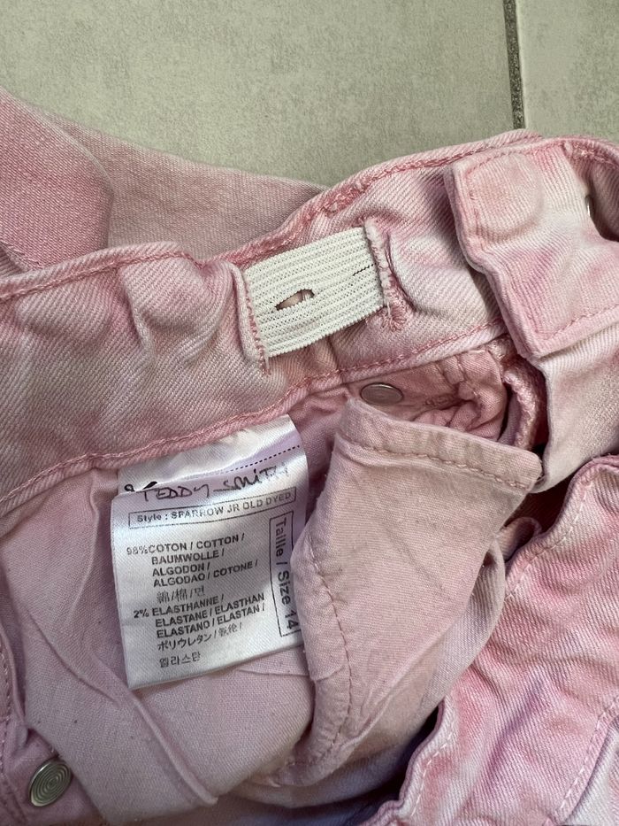 Short en jean rose 14 ans - photo numéro 5