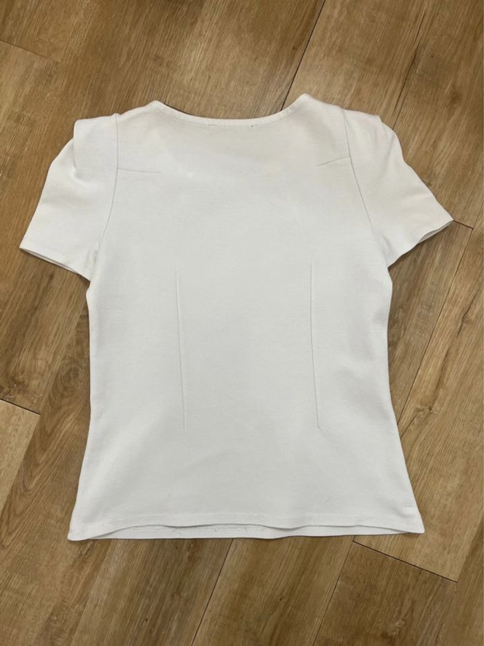 Haut blanc Zara - photo numéro 5