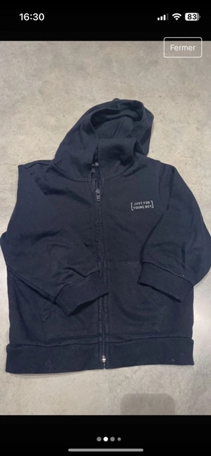 Lot de deux hauts grain de blé garçon 2 ans - photo numéro 2