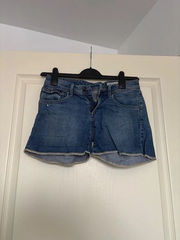 Short en jeans
