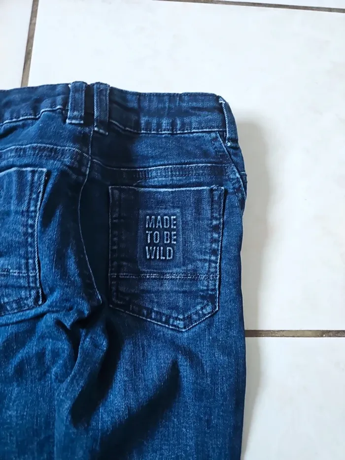 Jean skinny effet usé orchestra 7 ans - photo numéro 5