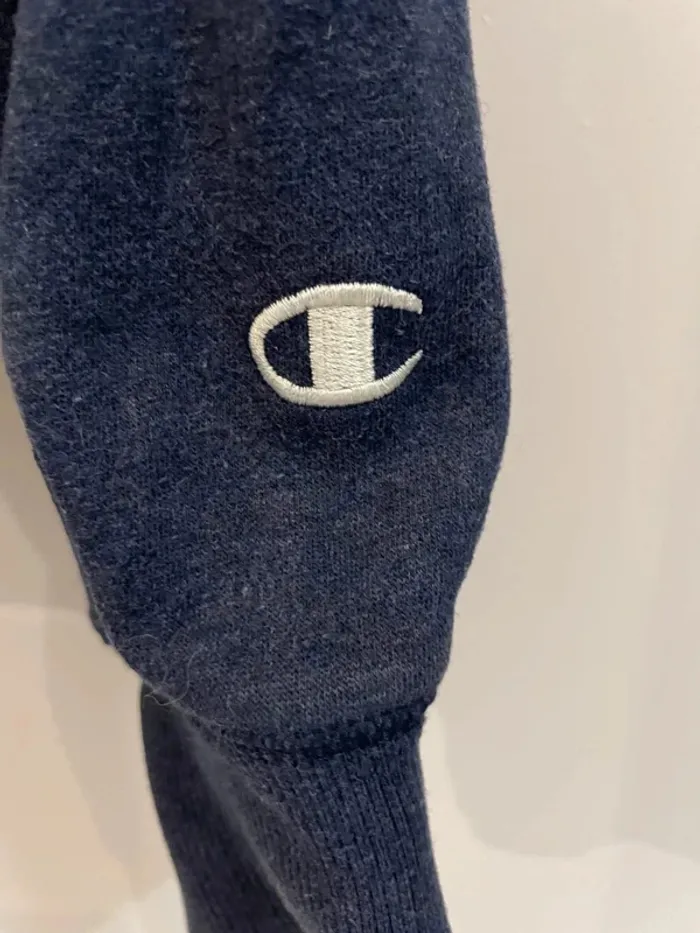 Vintage Champion Sweater Mens Small Inker Blue Crewneck - photo numéro 2