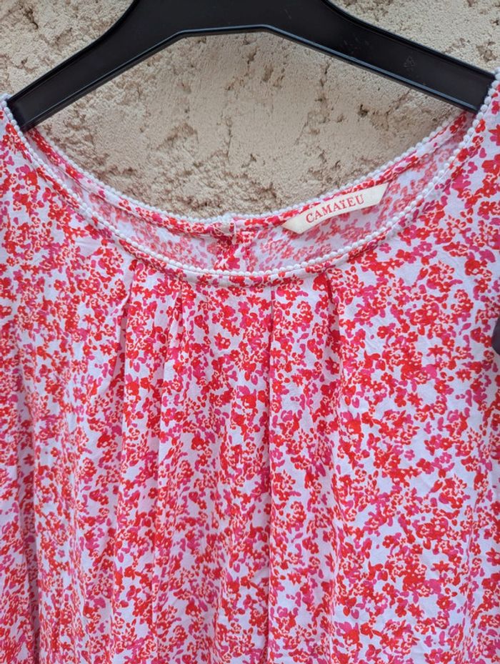 Lot de 3 tops/ blouse femme sans manches taille 42-44 en parfait état - photo numéro 2