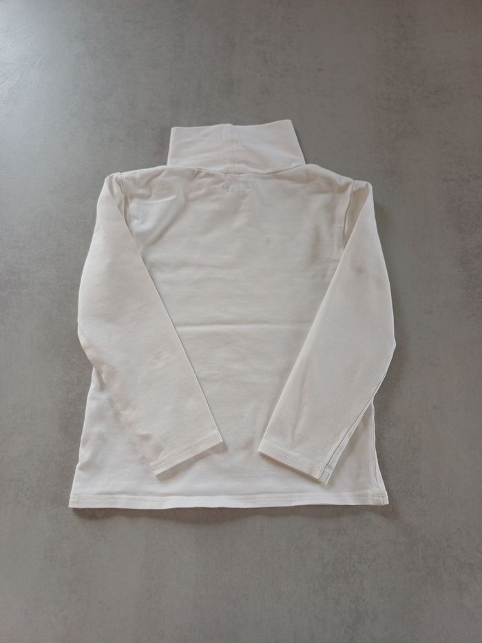 Sous-pull manches longues / Verbaudet / 3 ans, très bon état, blanc9 - photo numéro 2