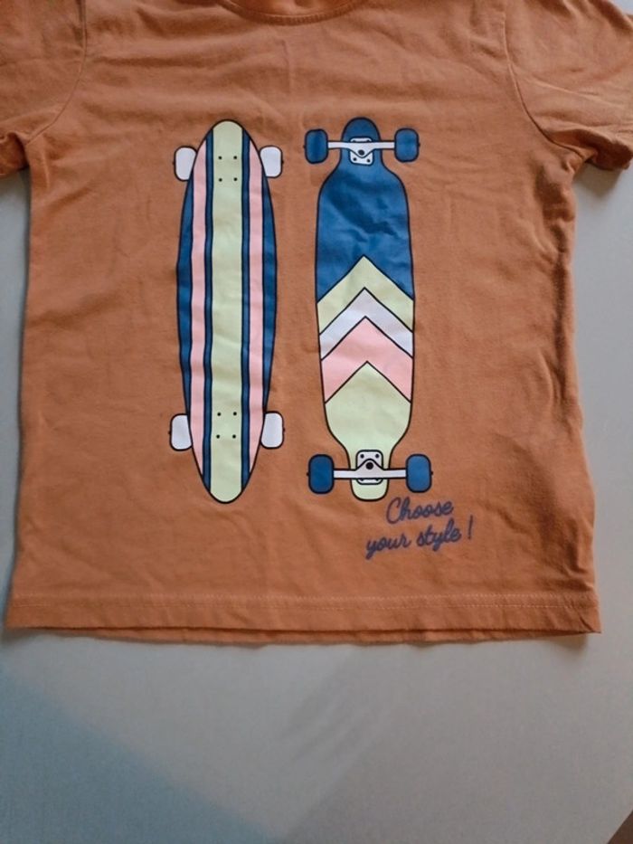 T-shirt manches courtes skate 8 ans - photo numéro 2