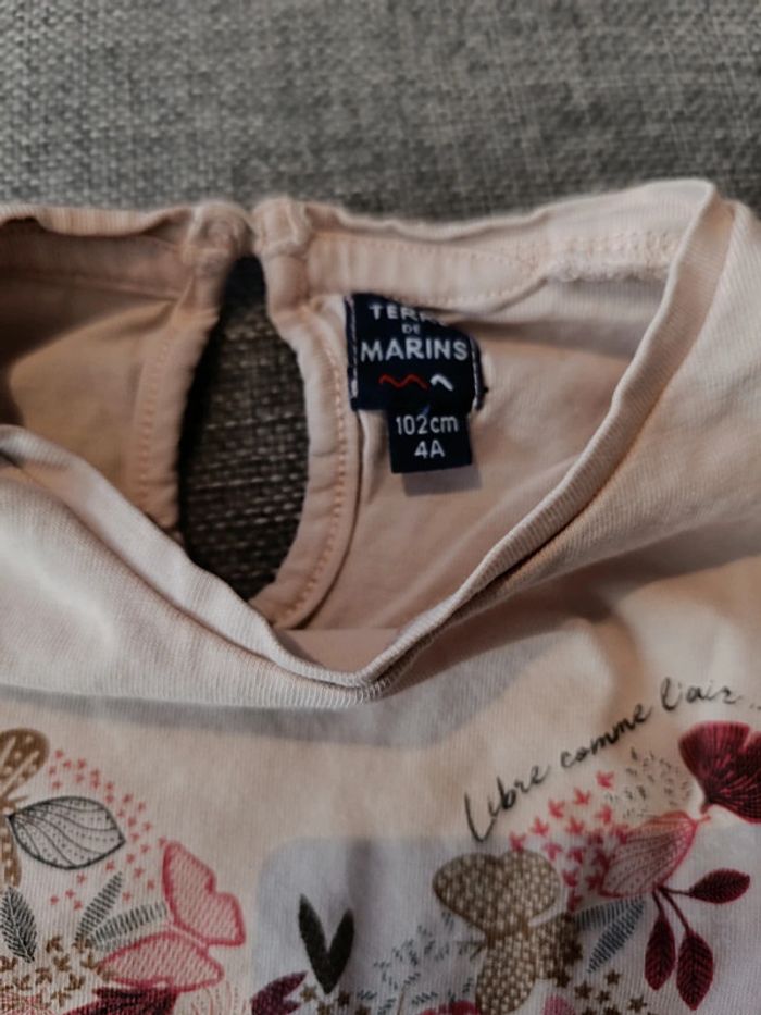 T shirt manches longues terre de marins - photo numéro 2